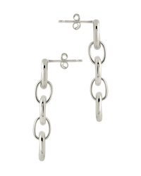 Frankie Chain Link Drop Earrings - Sterling Forever