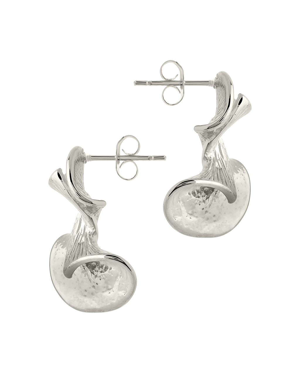 Libby Textured Fan Stud Earrings