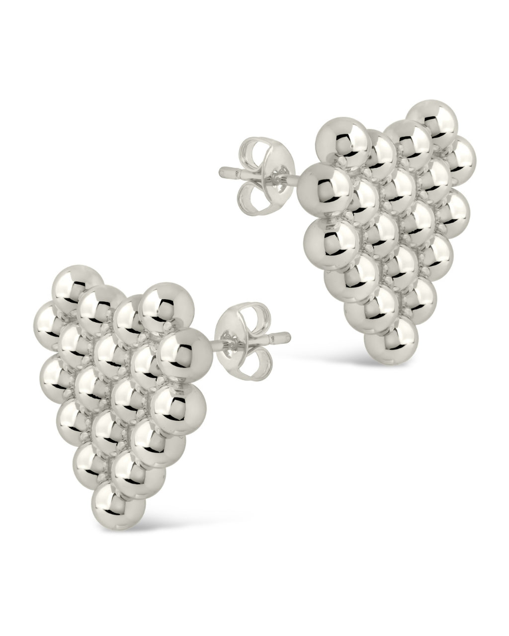 Meredith Heart Stud Earrings
