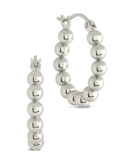 Bubble Sphere Hoop Earrings