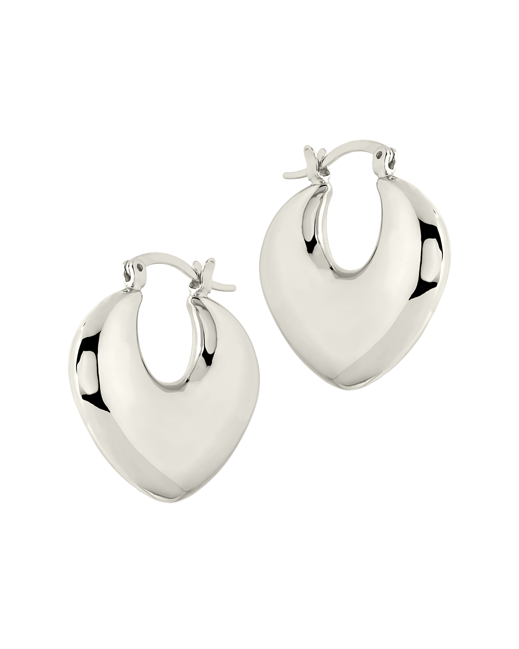 Kylie Chunky Tube Hoop Earrings