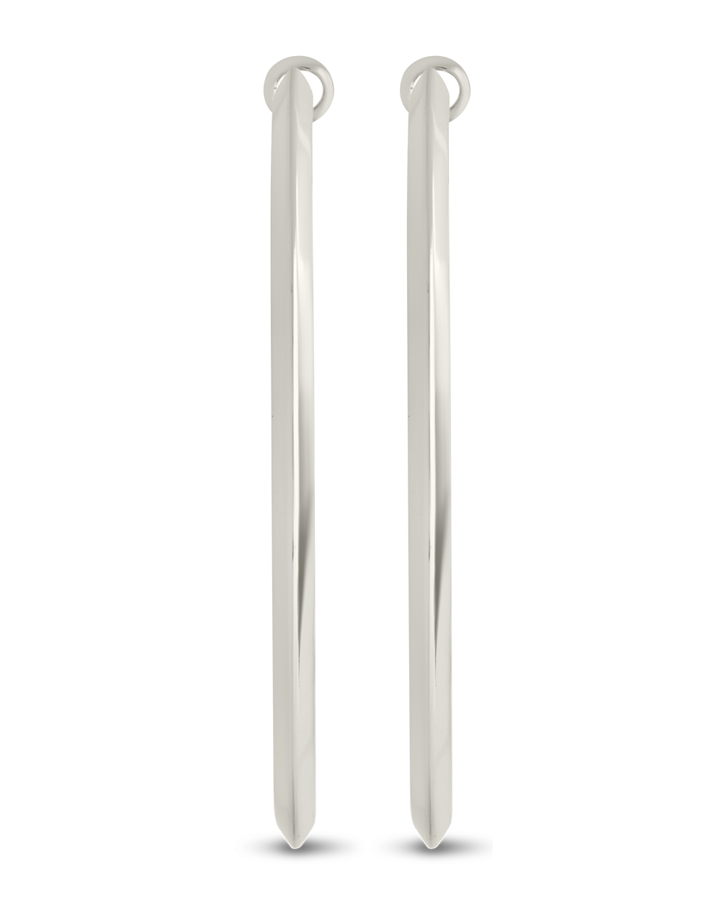 Leona Polished Hoop Earrings