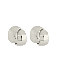 Tamara Double Row Huggie Hoop Earrings - Sterling Forever