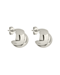 Tamara Double Row Huggie Hoop Earrings - Sterling Forever