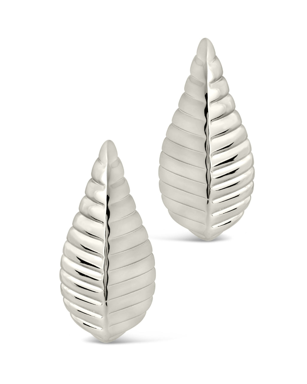 Vale Textured Stud Earrings - Sterling Forever