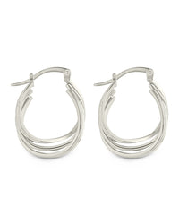Emery Triple Row Layered Earrings - Sterling Forever