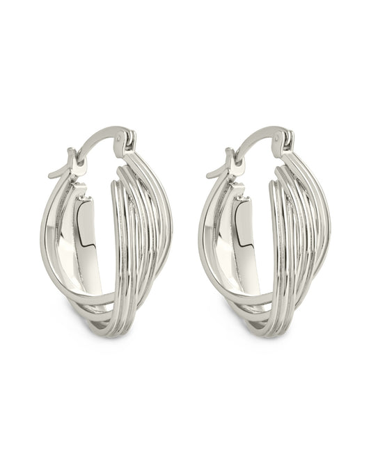 Emery Triple Row Layered Earrings