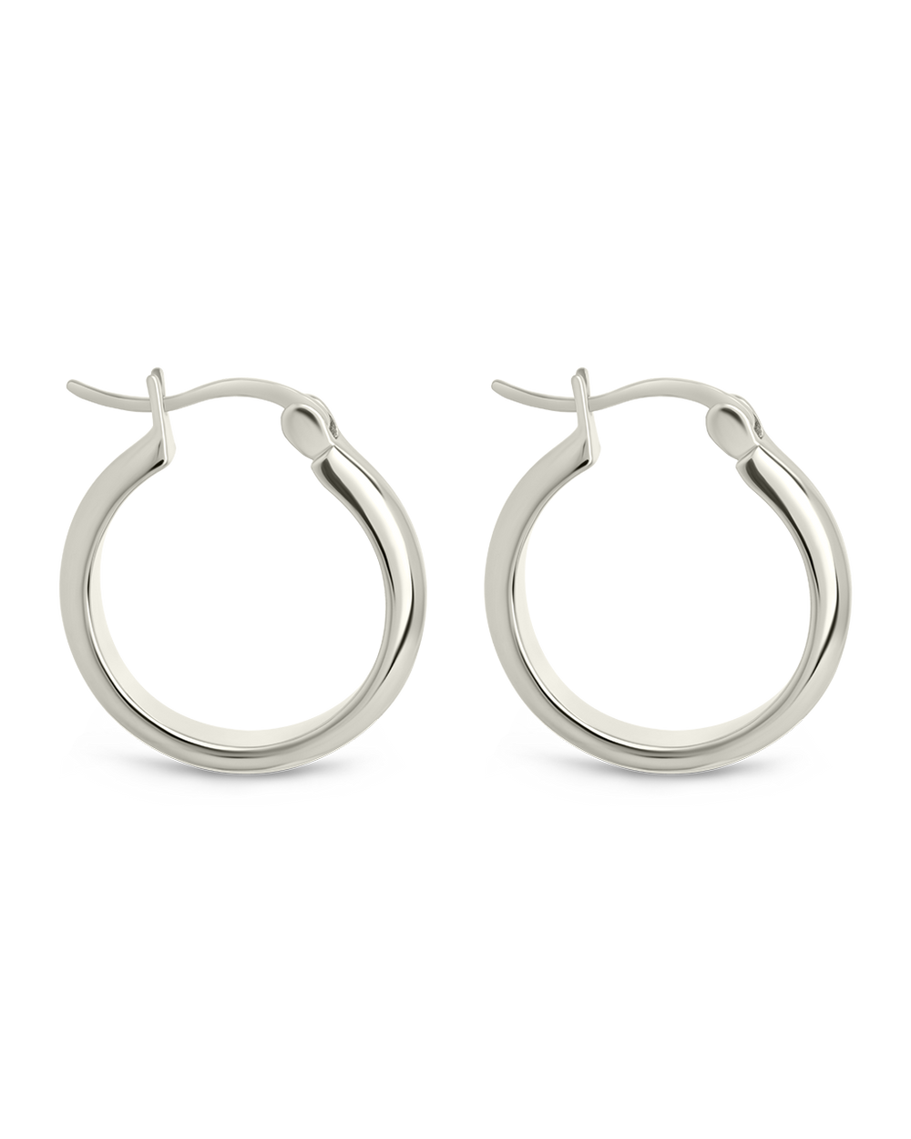 Tabitha Polished Hoop Earrings