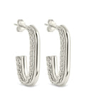 Callista Braided Suspender Earrings - Sterling Forever