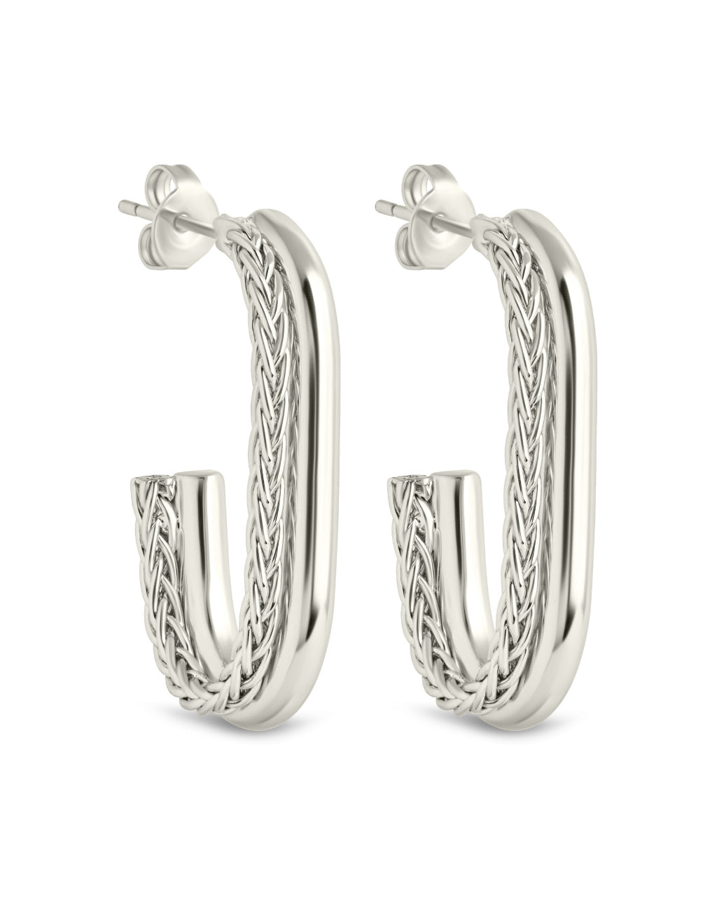 Callista Braided Suspender Earrings