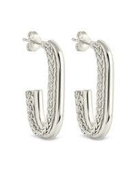 Callista Braided Suspender Earrings - Sterling Forever