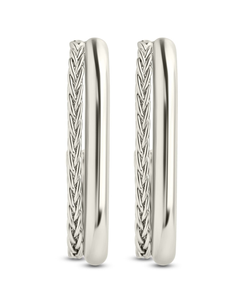 Callista Braided Suspender Earrings - Sterling Forever