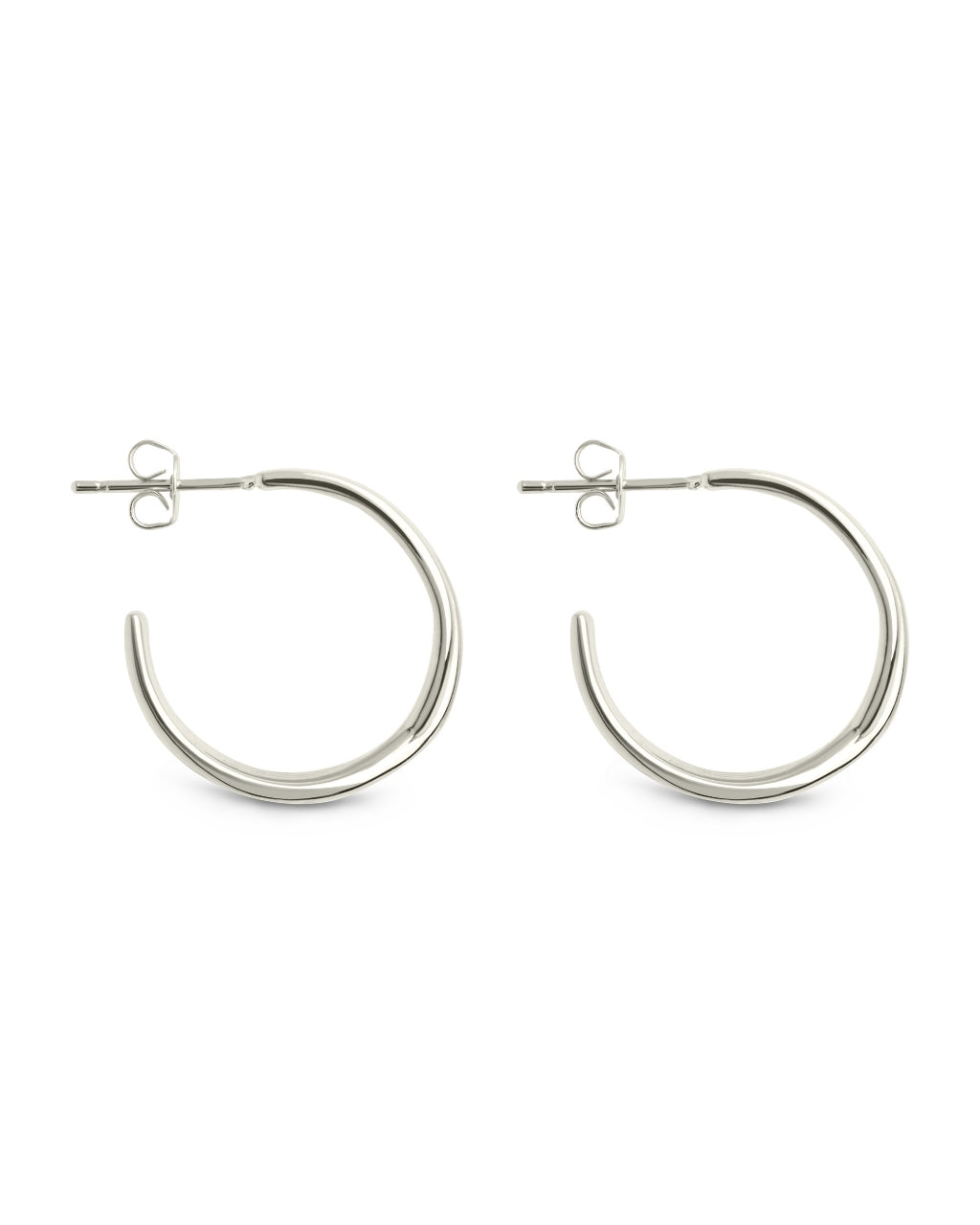 Katya Textured Hoop Earrings