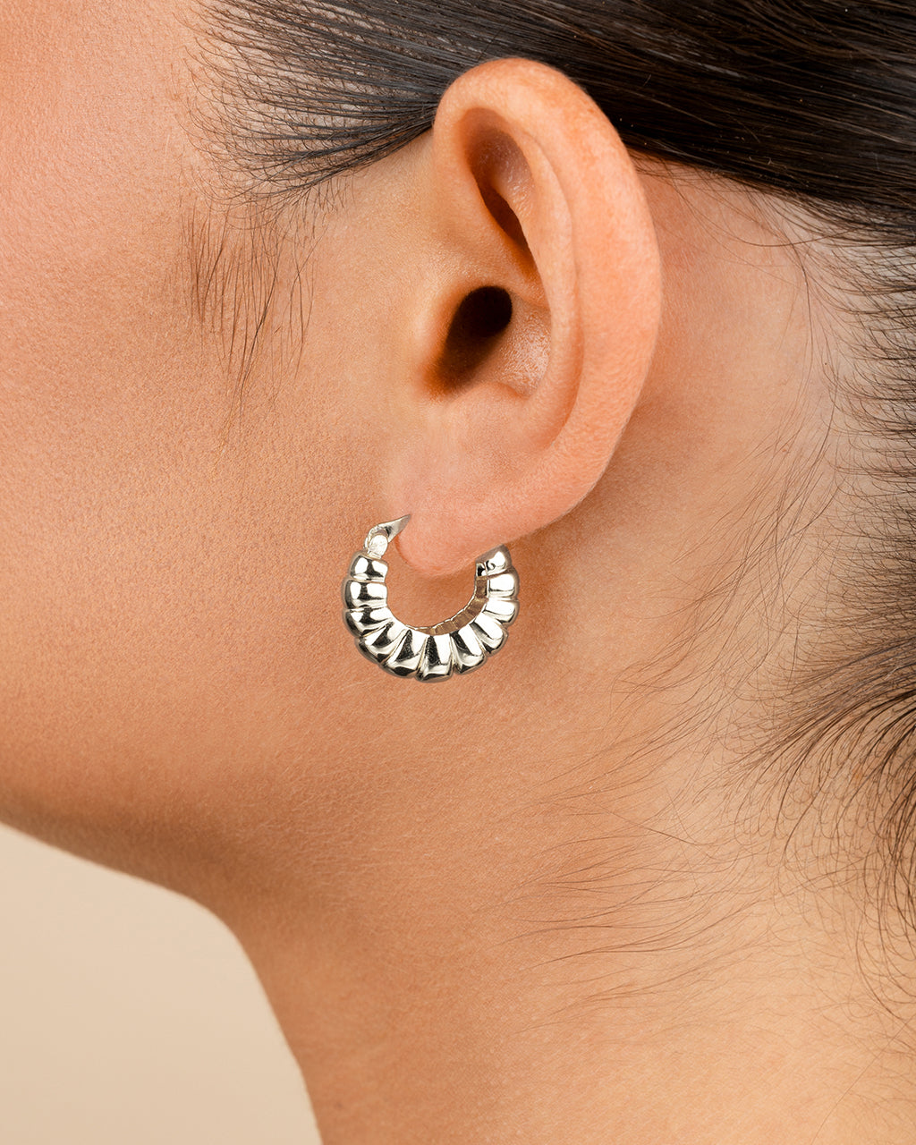 Lysandra Bubble Hoop Earrings