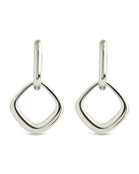 Tommy Link Drop Hoop Earrings