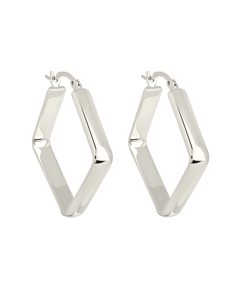 Layla Square Hoop Earrings