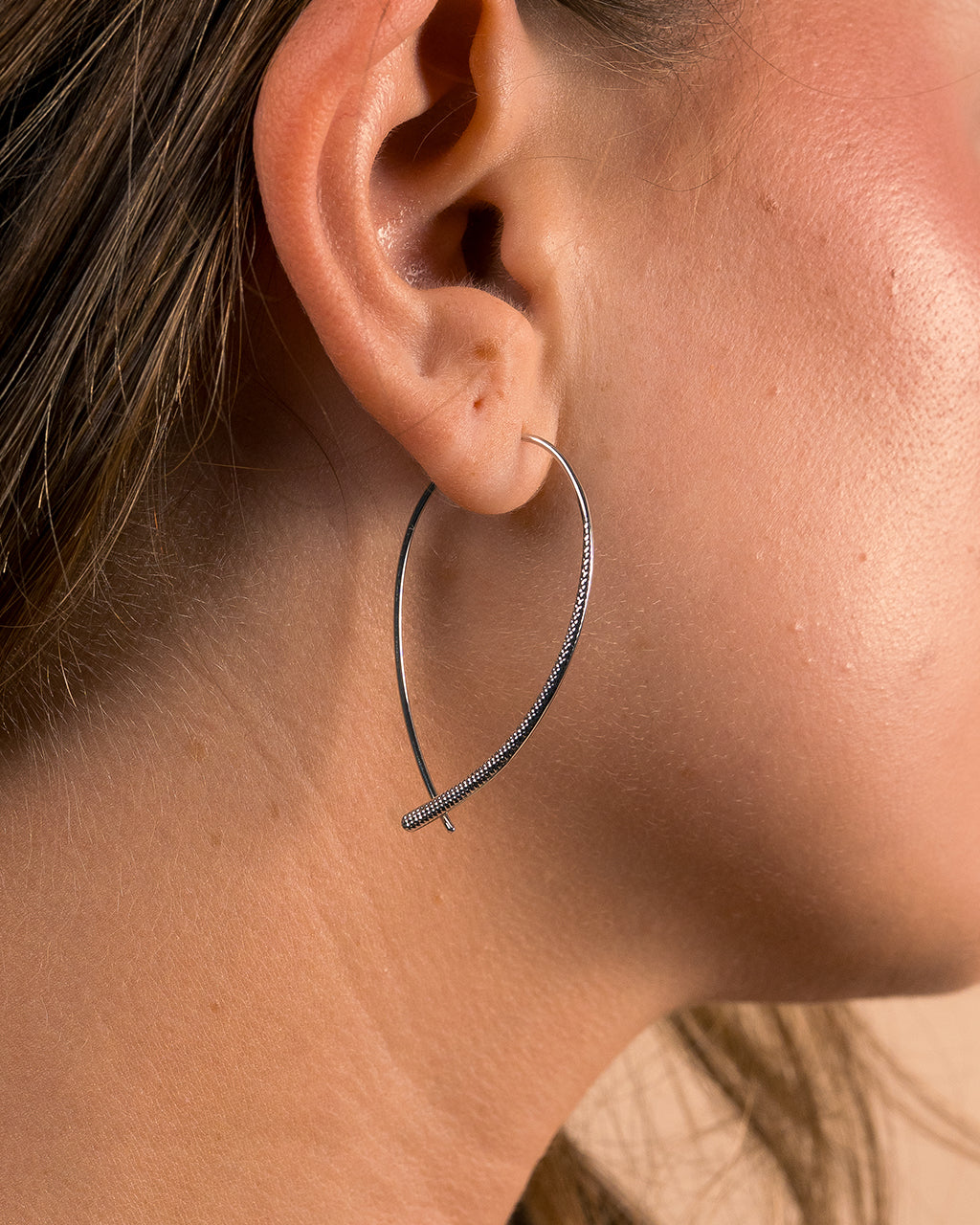 Delicate Threader Hoop Earrings