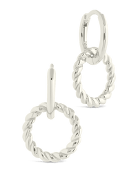 Hassie Delicate Twist Hoops - Sterling Forever