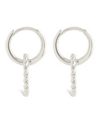 Hassie Delicate Twist Hoops - Sterling Forever