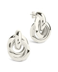 Ashton Layered Door Knocker Stud Earrings - Sterling Forever