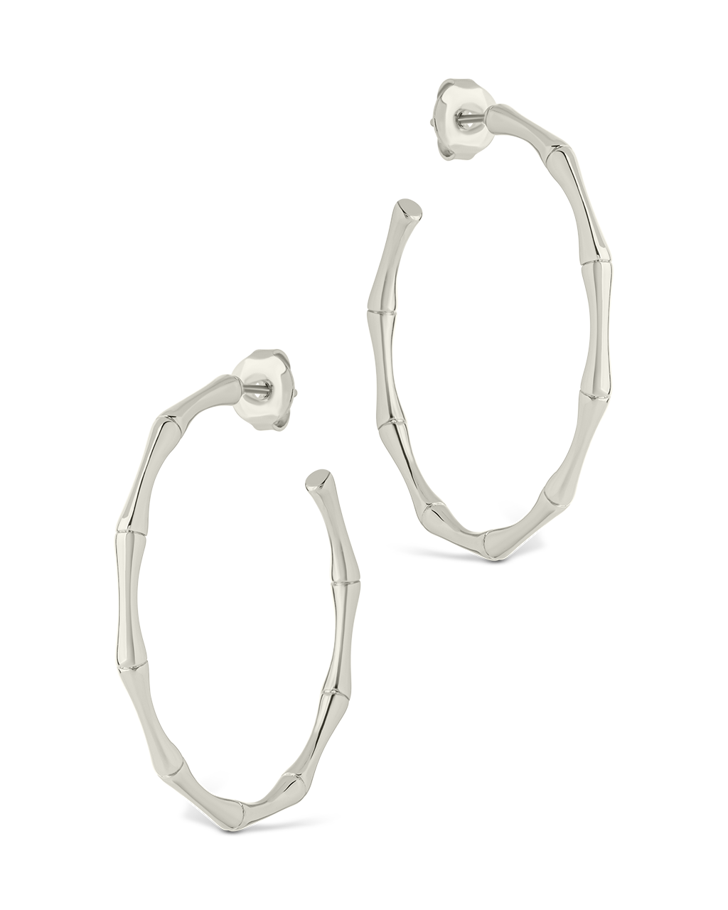 Delphina Circular Texturized Hoop Earrings