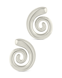 Celestia Swirl Stud Earrings