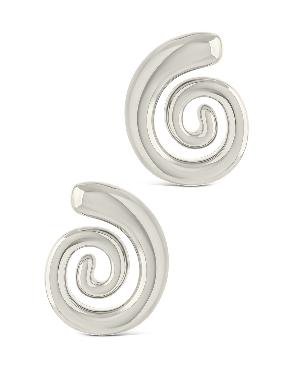Celestia Swirl Stud Earrings