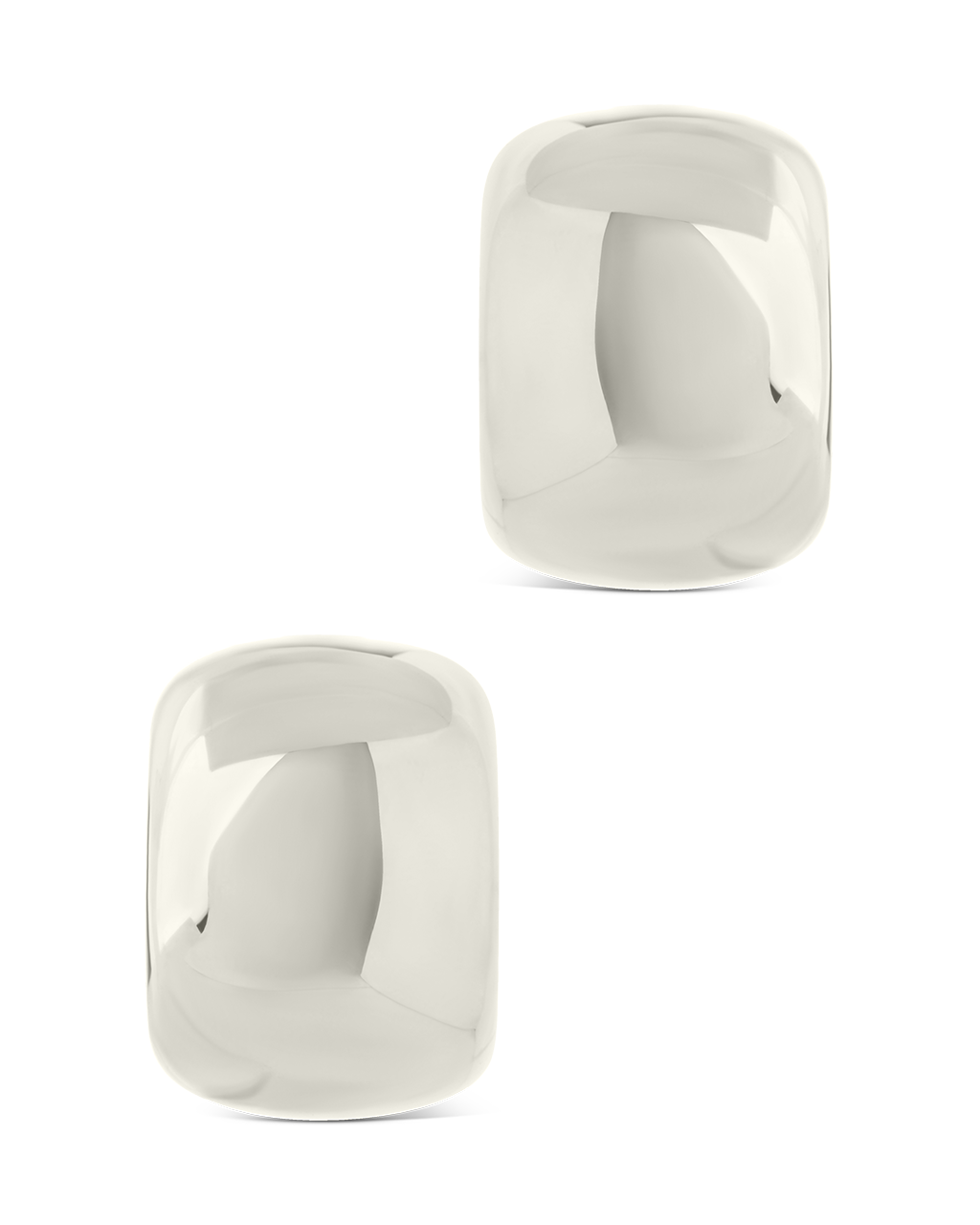 Noelle Bold Smooth Hoop Earrings