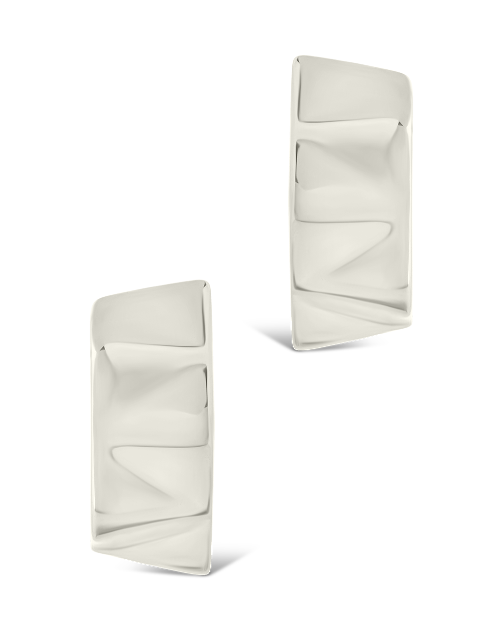 Ginevra Bolt Luxe Hoop Earrings