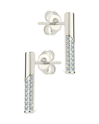 Colette Angular Accent Crawler Earrings