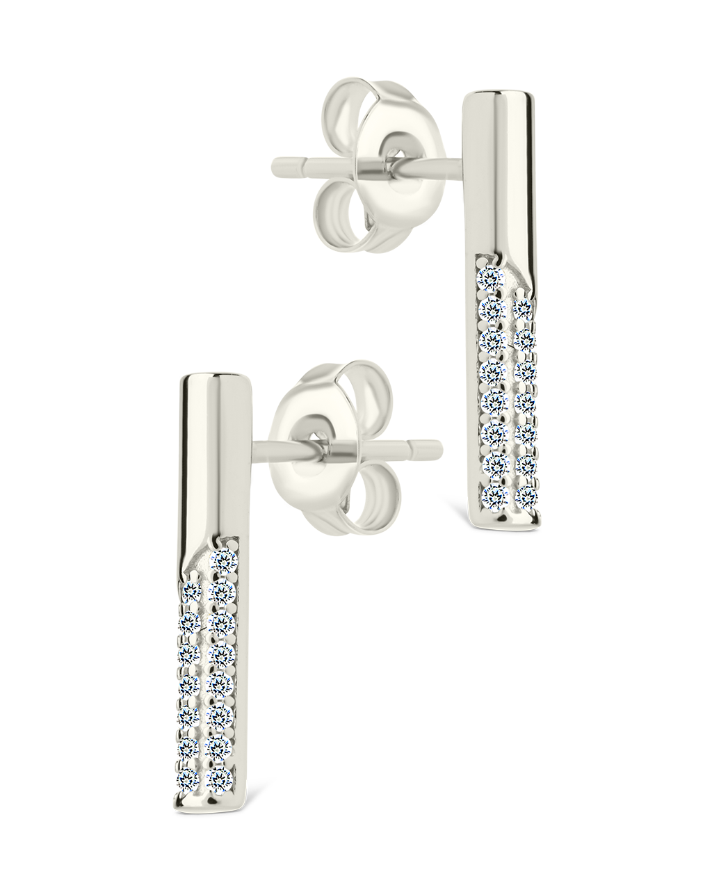 Colette Angular Accent Crawler Earrings
