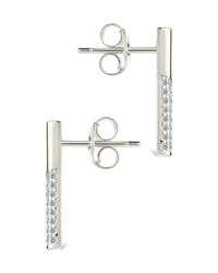 Colette Angular Accent Crawler Earrings