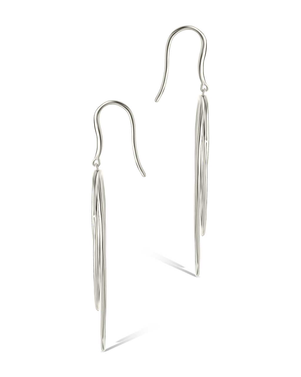 Sharon Layered Teardrop Dangle Earrings
