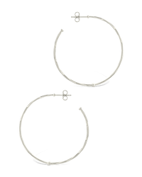 Temperance Braided Hoops - Sterling Forever