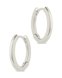 Carmen Polished Infinity Micro Hoops