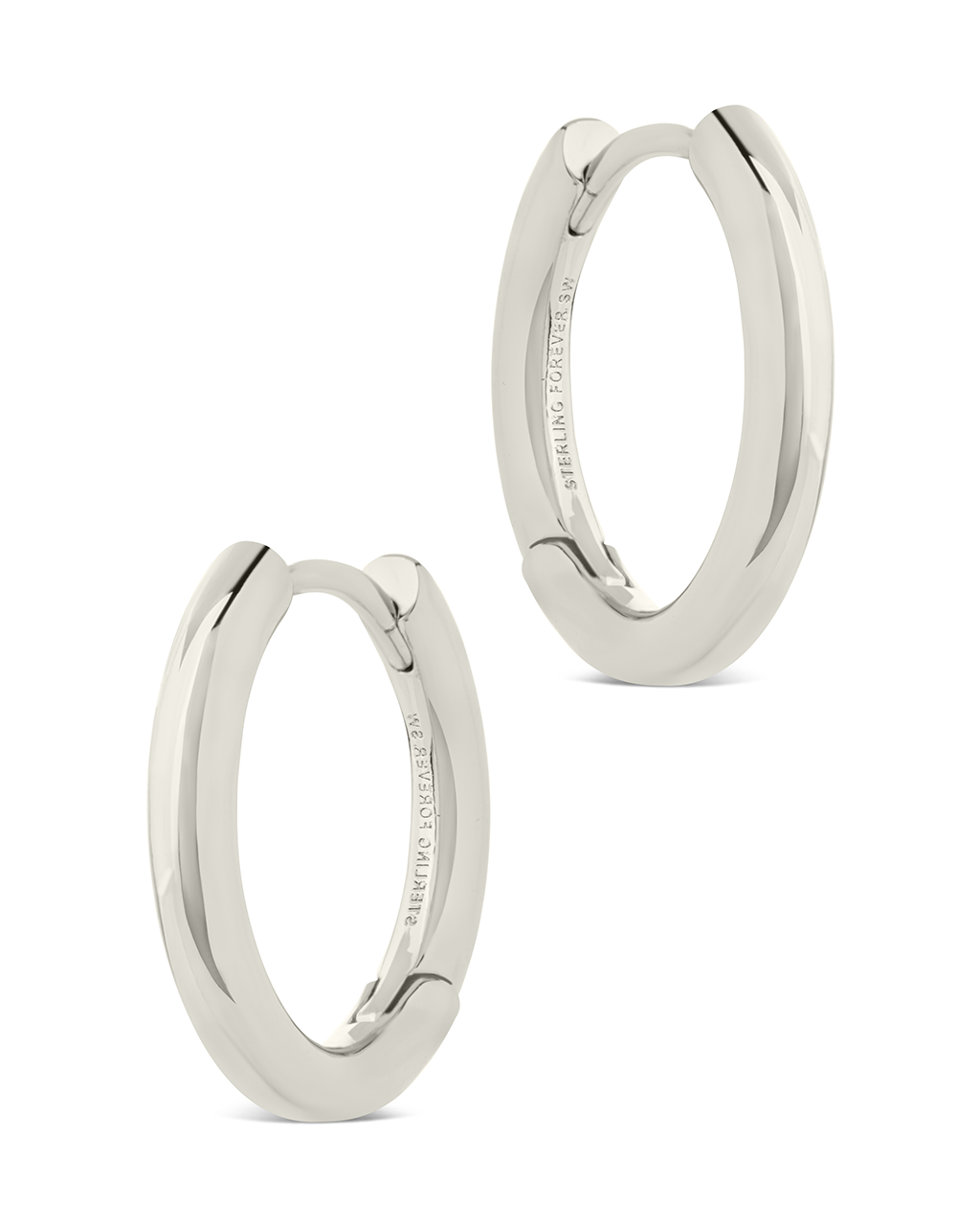 Carmen Polished Infinity Micro Hoops