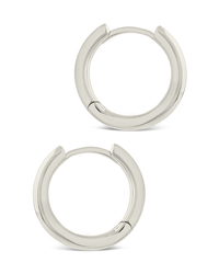 Carmen Polished Infinity Micro Hoops