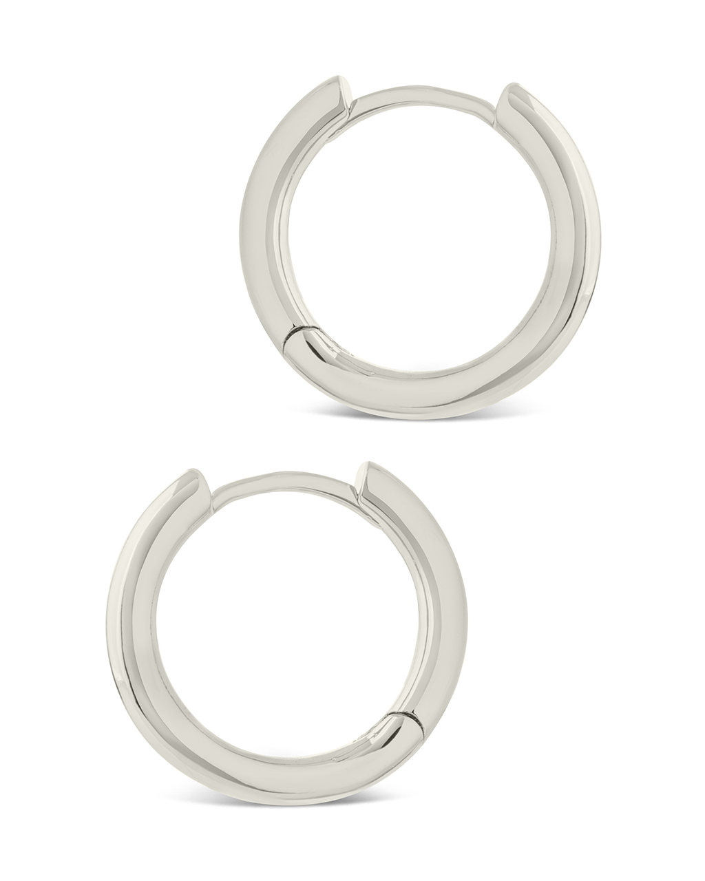 Carmen Polished Infinity Micro Hoops