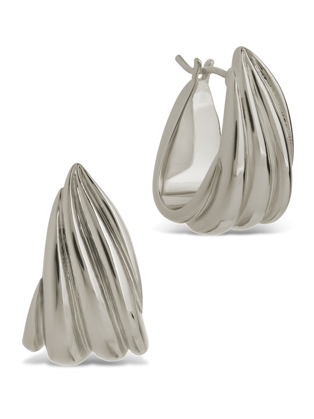 Anouk Braided Twist Hoops
