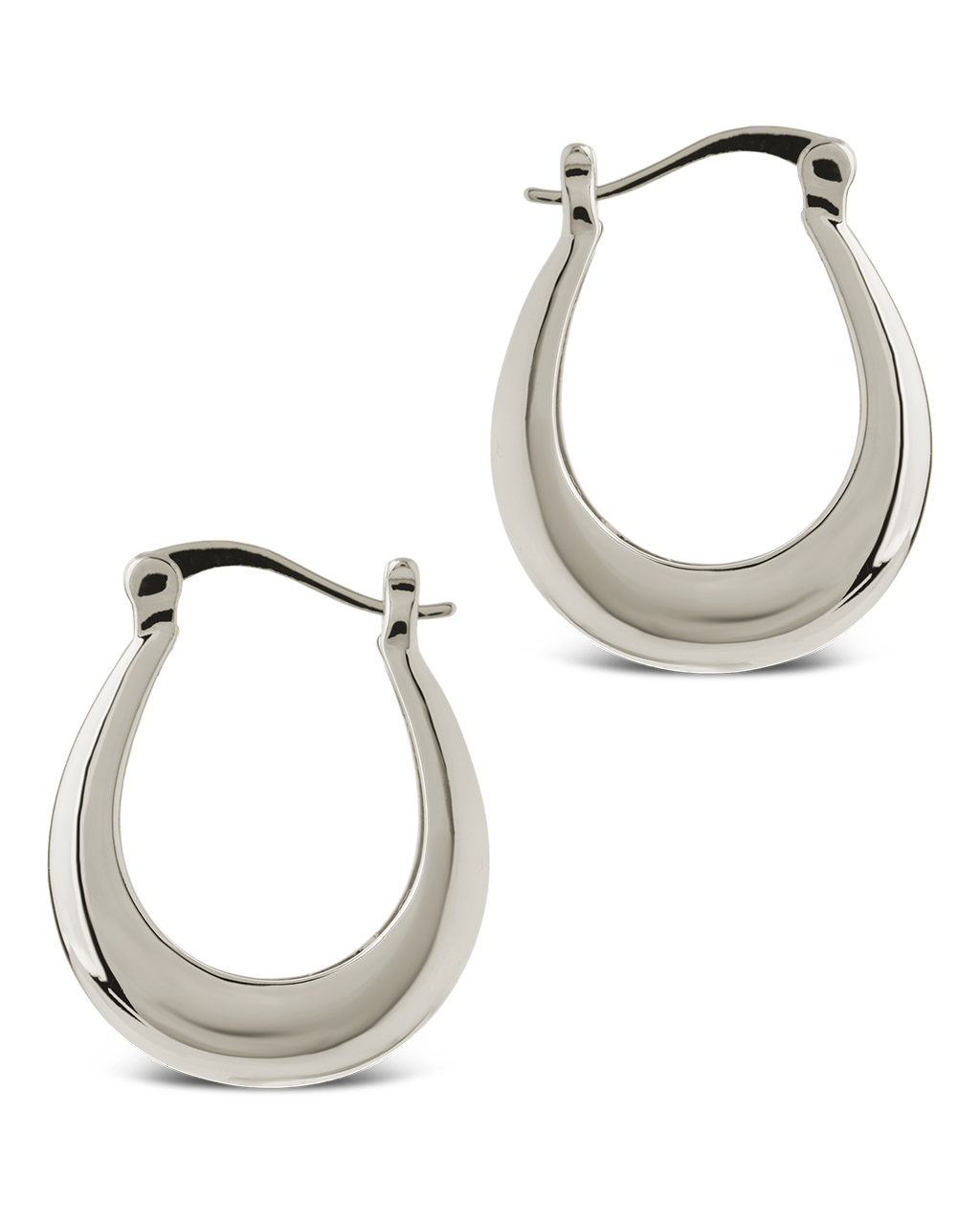 Athena Ribbed Hoops