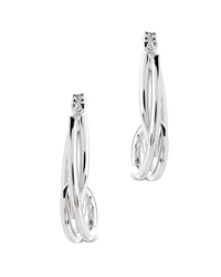 Hayden Sculpted Wave Hoops