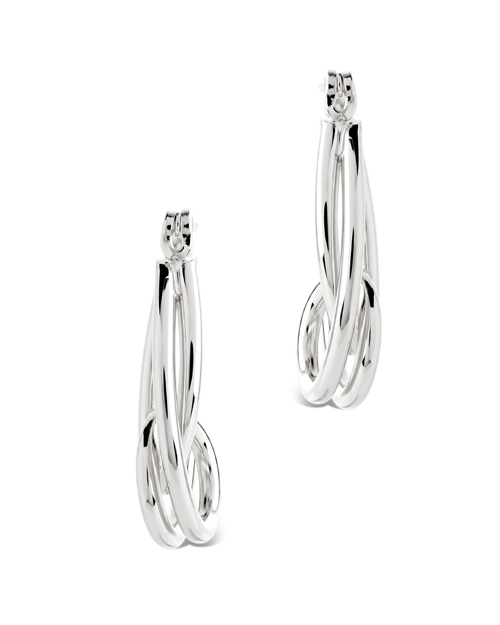 Hayden Sculpted Wave Hoops
