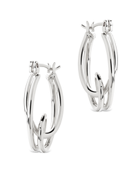 Hayden Sculpted Wave Hoops