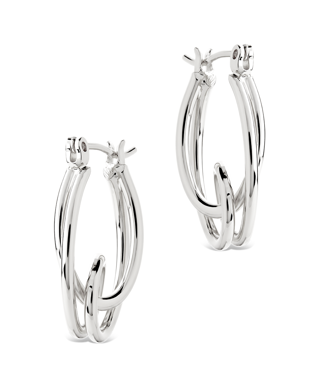Hayden Sculpted Wave Hoops
