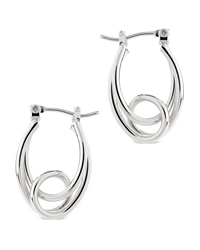 Hayden Sculpted Wave Hoops