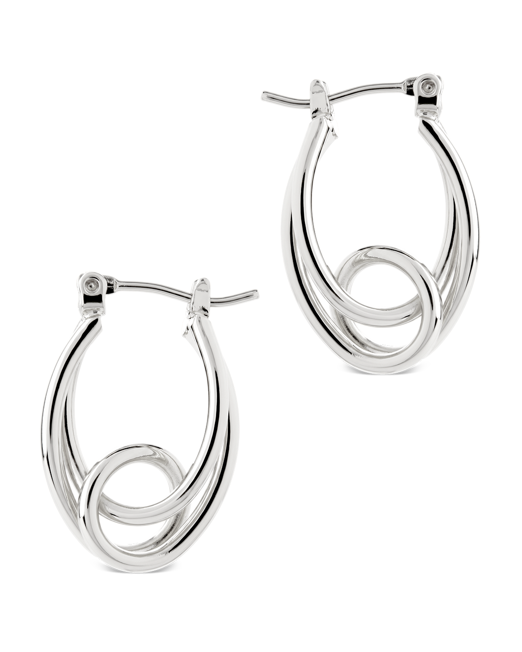 Hayden Sculpted Wave Hoops