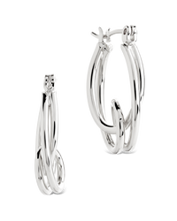 Hayden Sculpted Wave Hoops