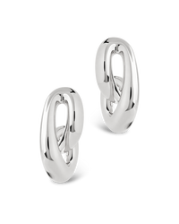 Kaia Melted Curve Hoop Earrings