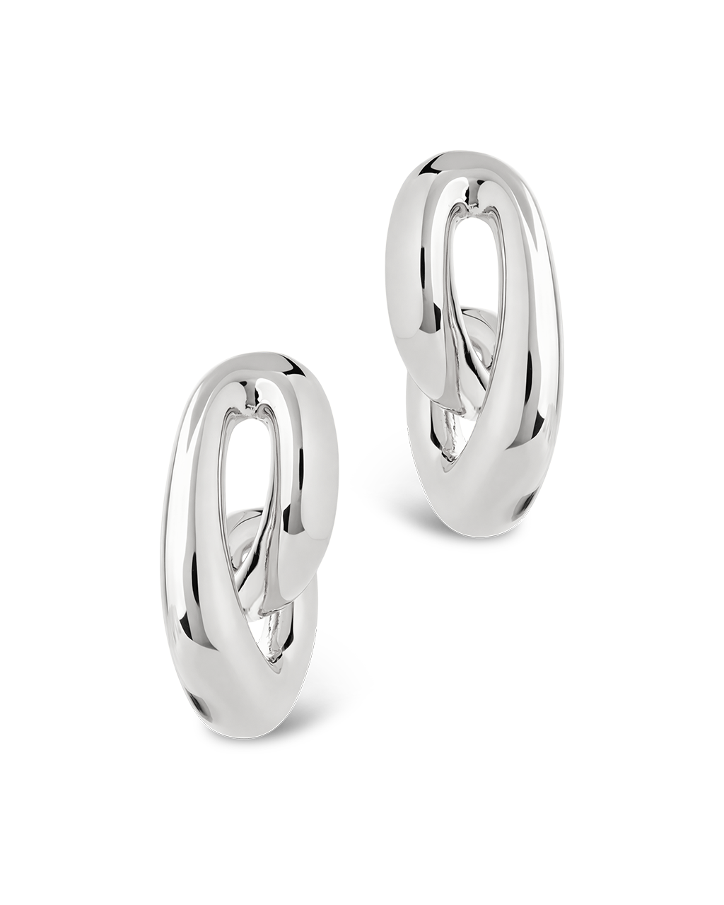 Kaia Melted Curve Hoop Earrings