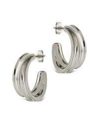 Kassidy Double Curve Bold Hoops